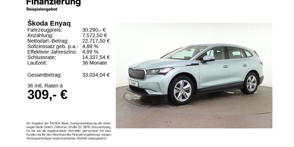 Skoda Enyaq 53.840 km 29.990 &euro; Gifhorn 38518