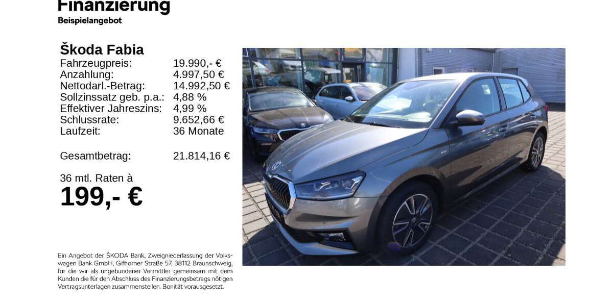 Skoda Fabia 11.100 km 19.840 &euro; Gifhorn 38518