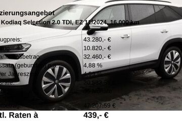 Skoda Kodiaq 16.000 km 41.490 &euro; Wolfsburg 38440
