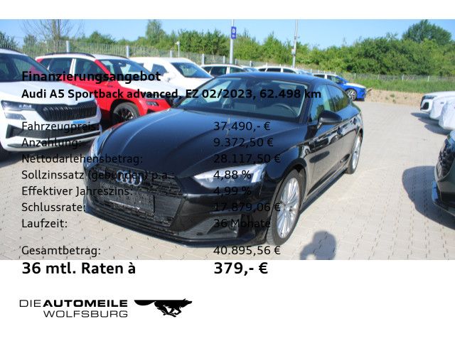 Audi A5 62.498 km 37.190 &euro; Wolfsburg 38440