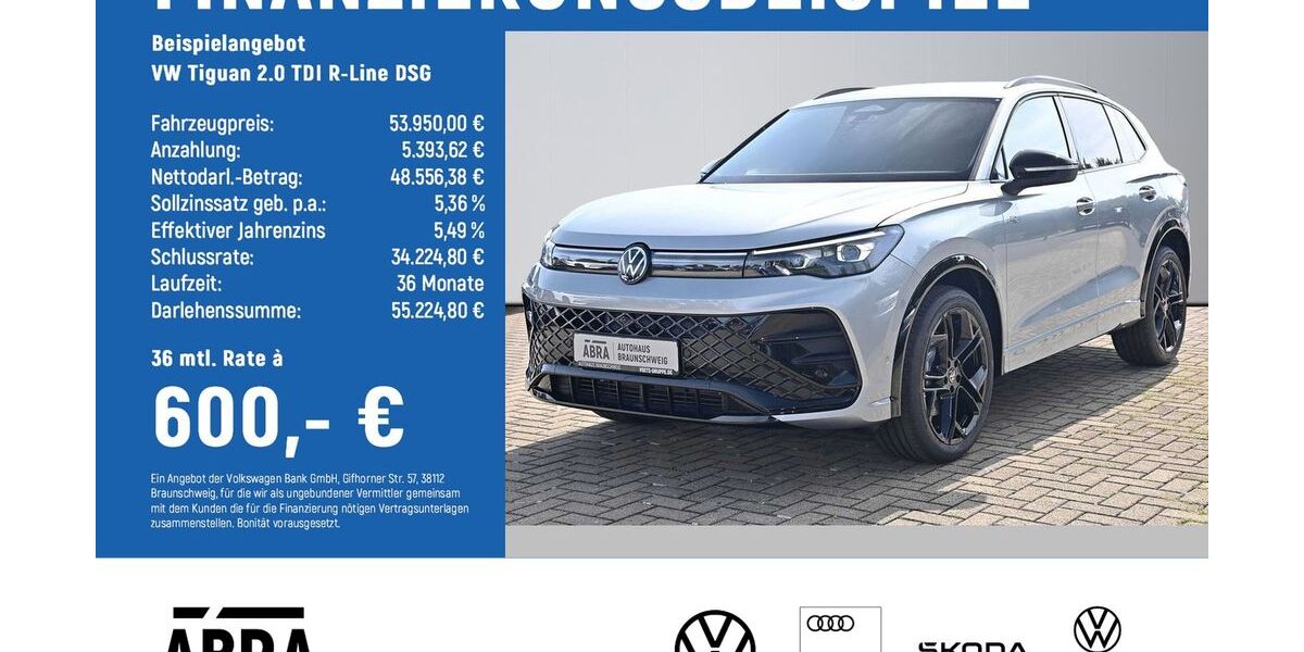 VW Tiguan 3.000 km 53.950 &euro; Braunschweig 38108