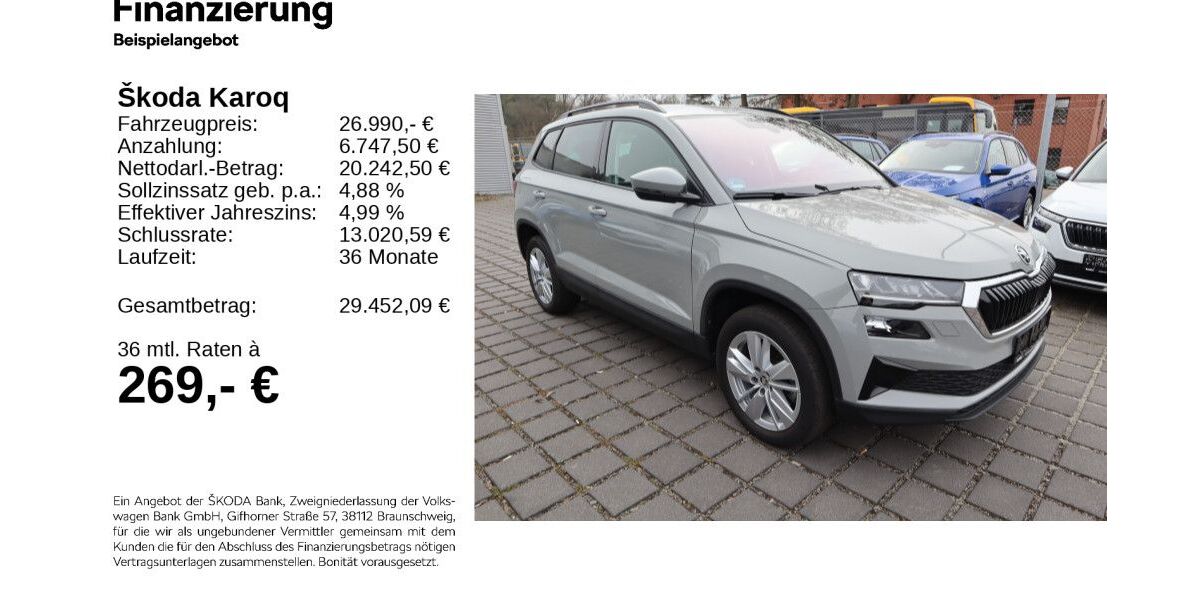 Skoda Karoq 17.000 km 26.790 &euro; Gifhorn 38518